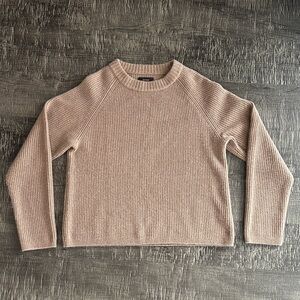 Quince Women's Mongolian Cashmere Fisherman Crewneck Sweater (Size L)